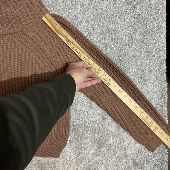 moon & madison Brown Cowl Neck Sweater - Picture 4 of 7